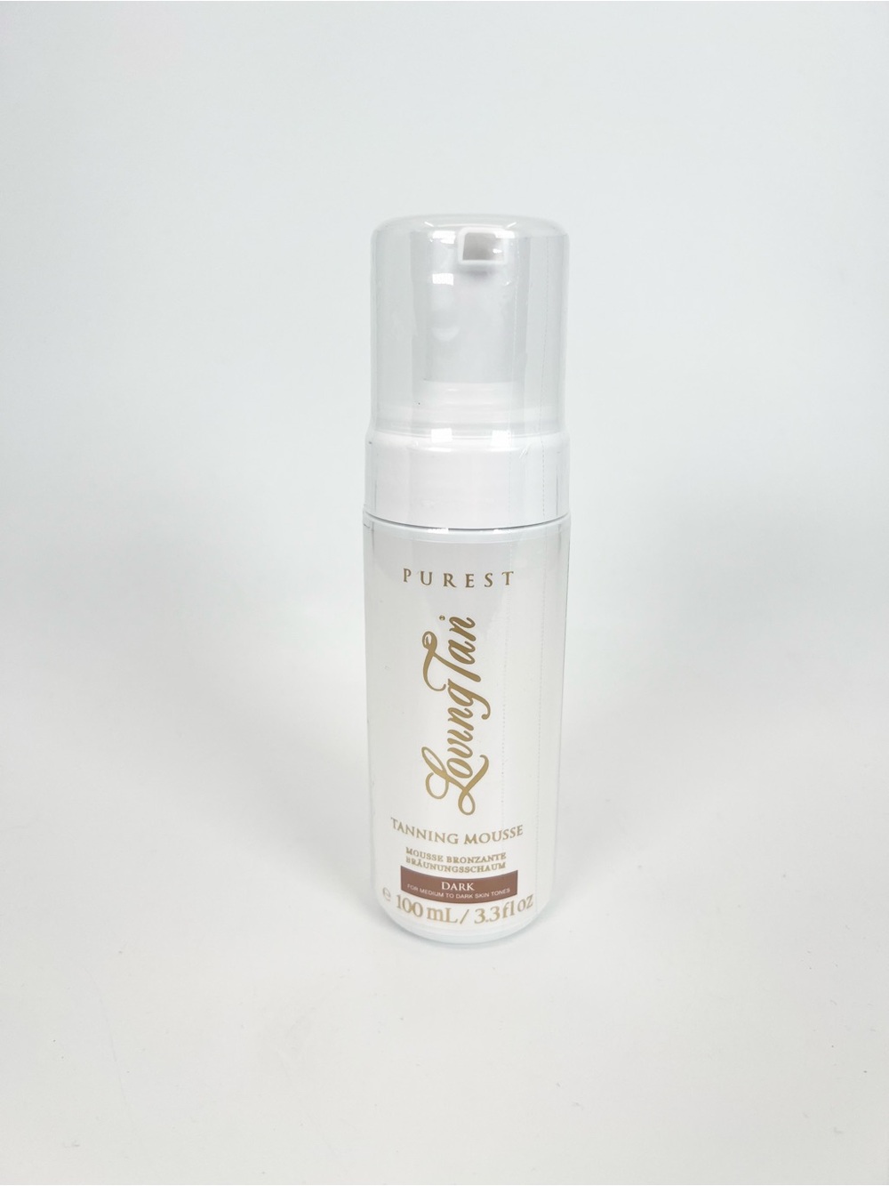 Loving Tan Purest Tanning mousse - DARK - 100 ml/3.3oz - NEW - Sealed